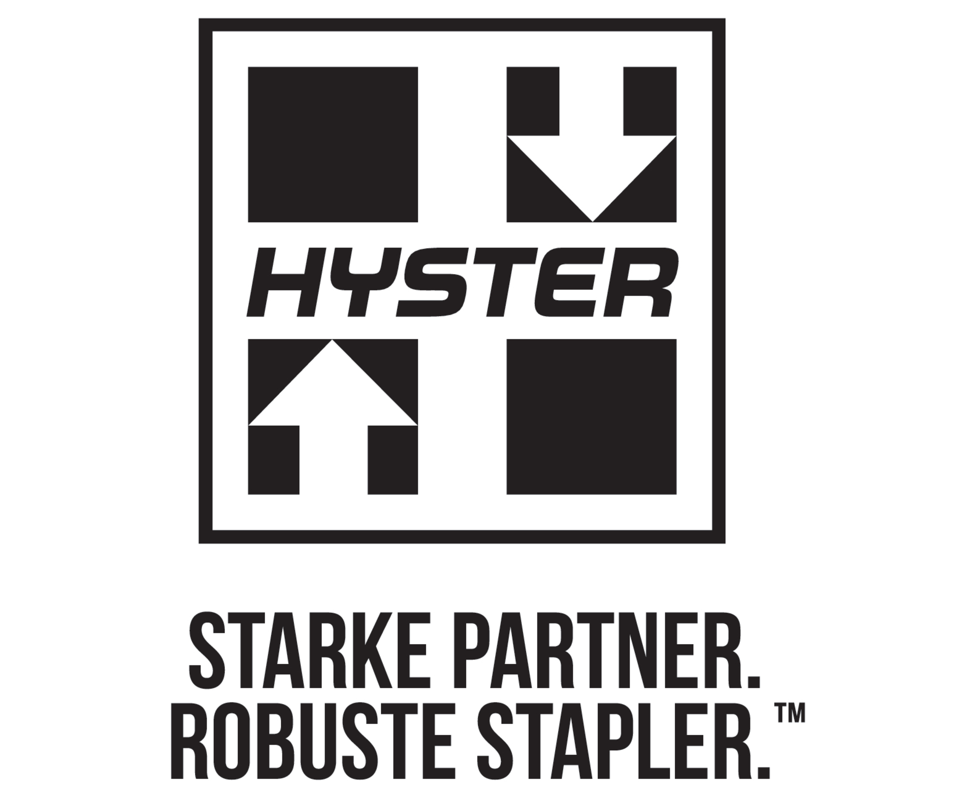 Hyster Logo schwarz / weiss